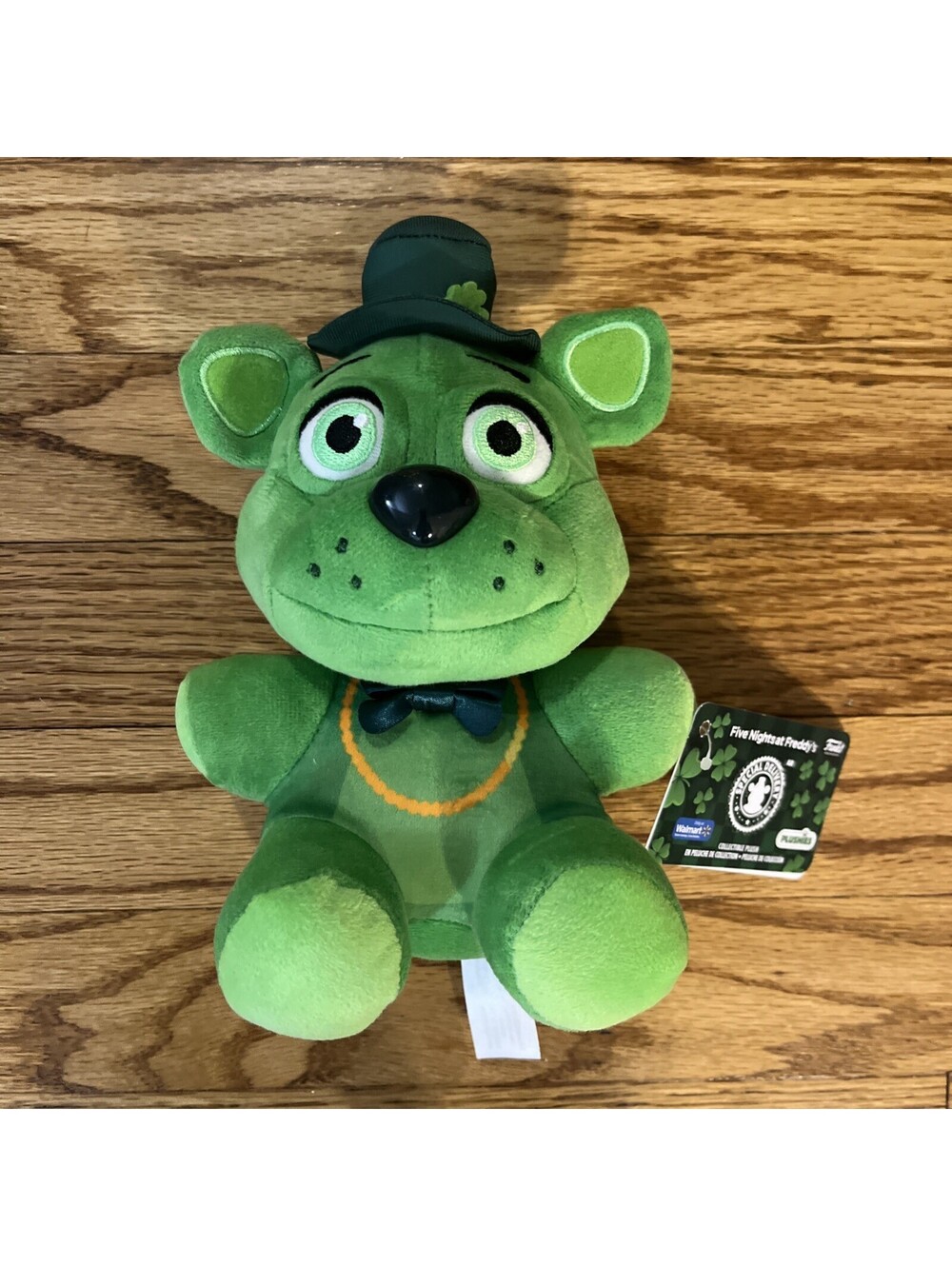Five Nights At Freddy's Green Shamrock Freddy Bear Plush Spring FNAF Funko 2022